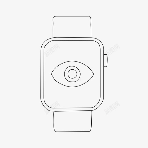 applewatch视图applewatch设备图标svg_新图网 https://ixintu.com applewatch applewatch视图 屏幕 眼睛 设备