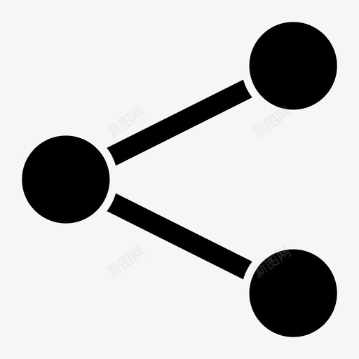分享连接链接图标svg_新图网 https://ixintu.com 分享 社交媒体 连接 链接