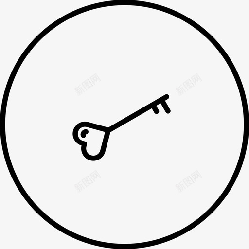 钥匙锁爱情图标svg_新图网 https://ixintu.com 2017年情人节 保险箱 情人节 爱情 钥匙 锁