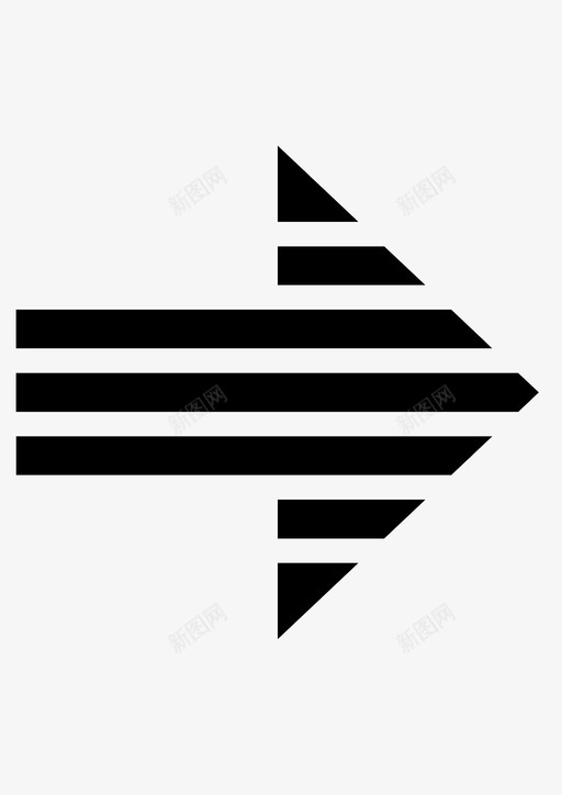 箭头瞄准右边图标svg_新图网 https://ixintu.com 右边 标志 瞄准 箭头 路