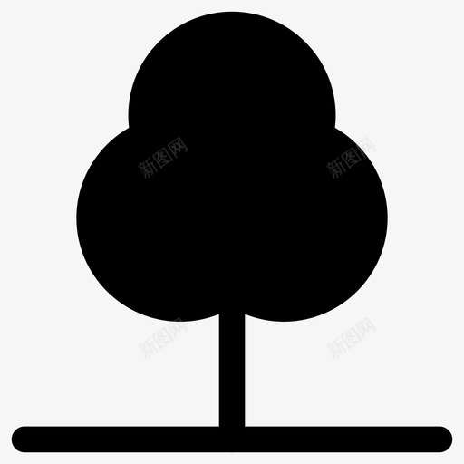 树树图标集svg_新图网 https://ixintu.com 树 树图标集