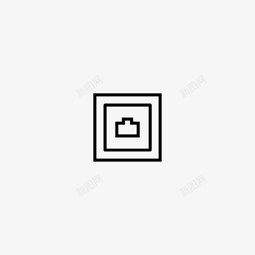 internet端口连接插头图标svg_新图网 https://ixintu.com internet端口 插头 连接