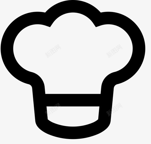 厨师帽吃喂图标svg_新图网 https://ixintu.com smashicons美食md大纲 厨师帽 吃 喂 玩具 零食 饭