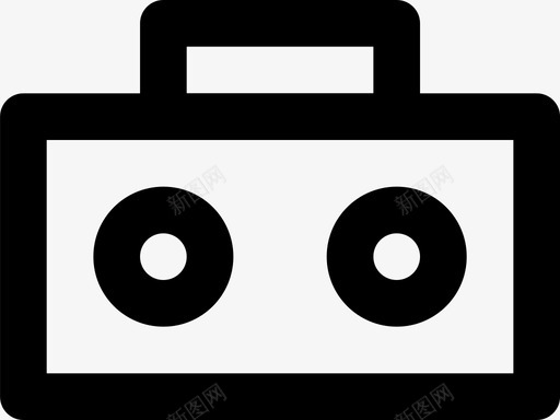 boombox音频音乐图标svg_新图网 https://ixintu.com boombox smashicons音乐2md大纲 声音 音乐 音频