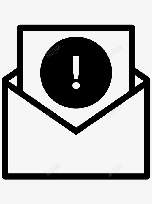 信件收件人信封图标svg_新图网 https://ixintu.com 信件 信件的信封 信封 收件人 邮件 邮寄
