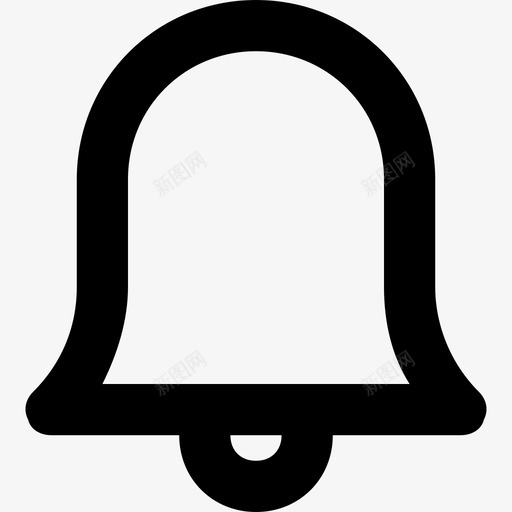 铃声警报通知图标svg_新图网 https://ixintu.com 线路要素图标集 警报 通知 铃声