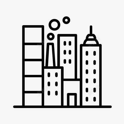 城市建筑旧金山图标svg_新图网 https://ixintu.com 城市 城镇 建筑 旧金山