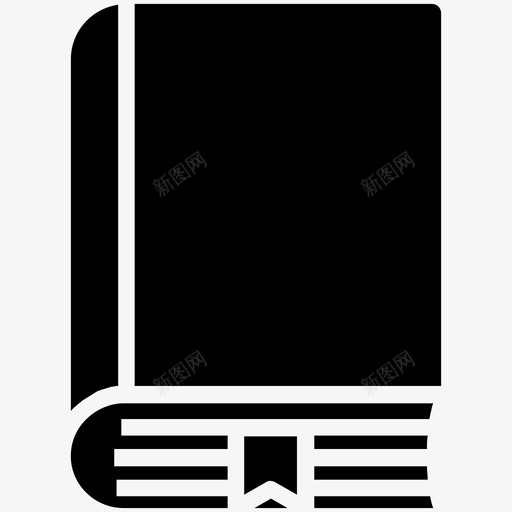 书籍圣经书签图标svg_新图网 https://ixintu.com 书签 书籍 圣经 手册 教育字形图标 知识