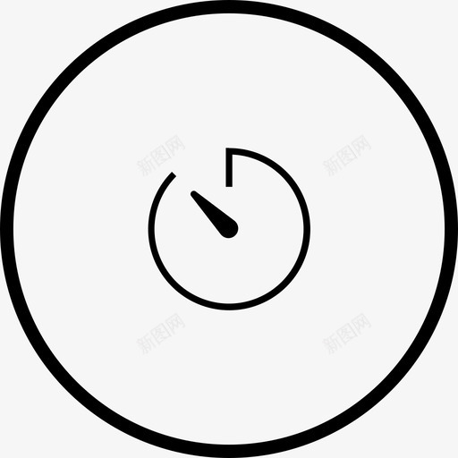 计时器程序日程表图标svg_新图网 https://ixintu.com uiux图标集合 日程表 程序 计时器