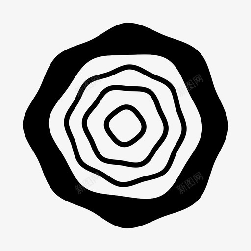 树桩切割森林图标svg_新图网 https://ixintu.com 切割 实心 座位 户外自然2 树 树桩 森林