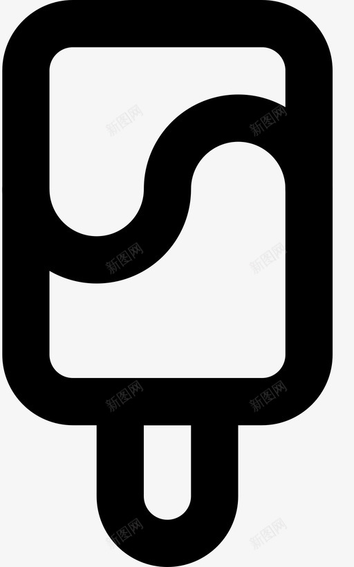 冰棒吃图标svg_新图网 https://ixintu.com 冰棒 吃