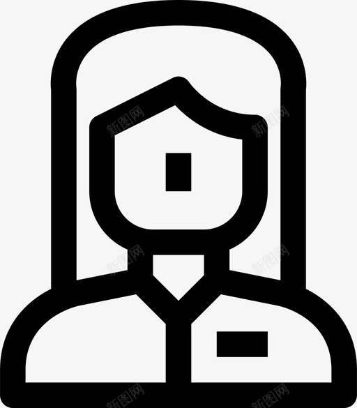 化身女人人类人图标svg_新图网 https://ixintu.com SSS 人 人类 化身女人 用户 用户界面