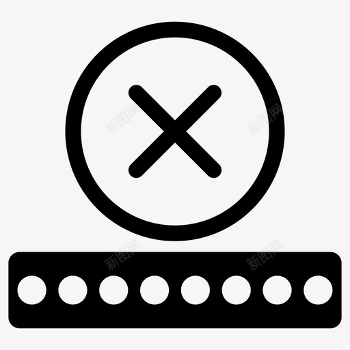 删除密码密码不正确密码被拒绝图标svg_新图网 https://ixintu.com 删除密码 密码不正确 密码被拒绝 无法访问