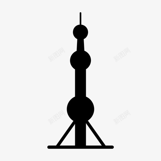 上海东方明珠大厦中国上海东方明珠大厦摩天大楼图标svg_新图网 https://ixintu.com 上海东方明珠大厦 中国上海东方明珠大厦 摩天大楼