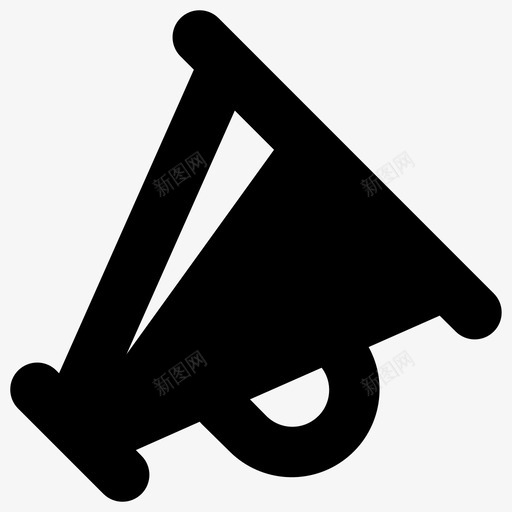 扩音器响亮的扩音器广告扩音器图标svg_新图网 https://ixintu.com 响亮的扩音器 商务实心第9卷 广告扩音器 扩音器 简单扩音器