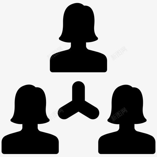 女性商业女性女性群体图标svg_新图网 https://ixintu.com 人物 商业女性 商业实体第14卷 女性 女性群体