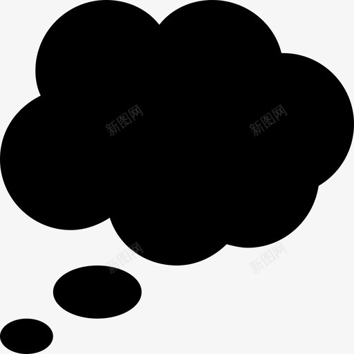 思维泡泡在线聊天思考图标svg_新图网 https://ixintu.com 在线聊天 思维泡泡 思考 网络和用户界面图标
