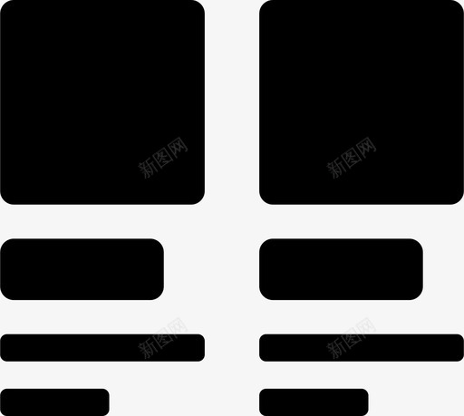 水平描述界面图标svg_新图网 https://ixintu.com 图片 图片水平 描述 标题 用户界面填充 界面 网站