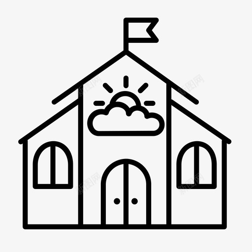 幼儿园儿童教育图标svg_新图网 https://ixintu.com 儿童 幼儿园 教育