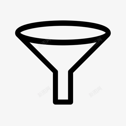 过滤器分类漏斗图标svg_新图网 https://ixintu.com 分类 漏斗 过滤器