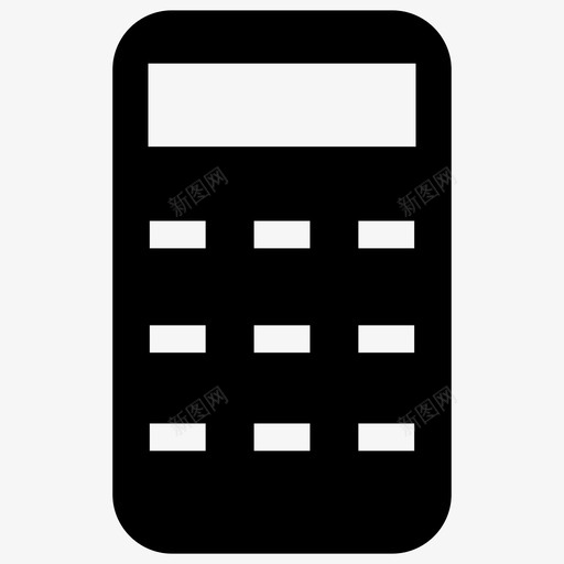 计算器金融数学图标svg_新图网 https://ixintu.com 数学 计算 计算器 金融
