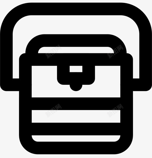 冰箱野营户外图标svg_新图网 https://ixintu.com smashicons户外md概述 冰箱 户外 户外运动 旅行 野营
