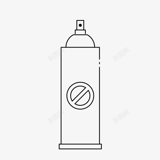 驱虫剂杀虫剂野营图标svg_新图网 https://ixintu.com 户外 户外娱乐 杀虫剂 远足 野营 驱虫 驱虫剂