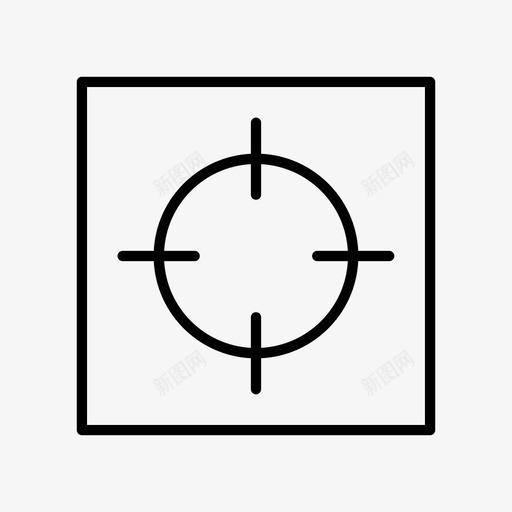聚焦展开拍照图标svg_新图网 https://ixintu.com 展开 拍照 瞄准 缩放 聚焦