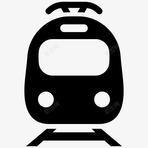 地铁城市交通地铁列车图标svg_新图网 https://ixintu.com 交通 地铁 地铁列车 城市交通