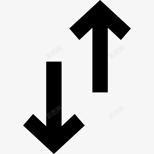 传输箭头数据共享图标svg_新图网 https://ixintu.com 上箭头 下箭头 传输 数据共享 方向 箭头 线要素图标集