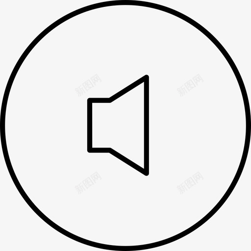 声音静音关机图标svg_新图网 https://ixintu.com 关机 声音 扬声器 静音