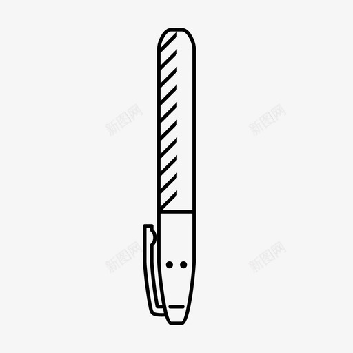 夏比可爱画画图标svg_新图网 https://ixintu.com 可爱 可爱的文具 夏比 文具 永久记号笔 画画 钢笔