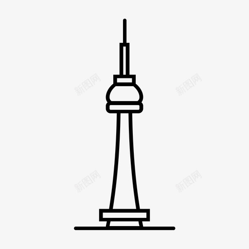 加拿大多伦多cntowercntowertowercanada图标svg_新图网 https://ixintu.com canada cntowertower towers摩天大楼 加拿大多伦多cntower