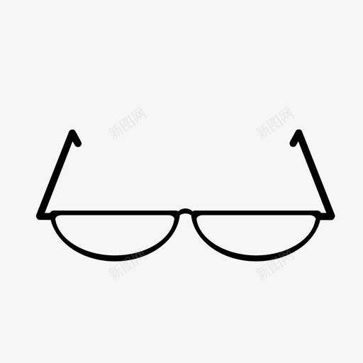 眼镜时尚女士图标svg_新图网 https://ixintu.com 女士 时尚 眼镜