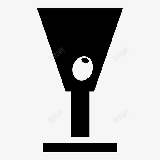 饮料酒酒吧图标svg_新图网 https://ixintu.com 橄榄 酒 酒吧 饮料 马提尼 鸡尾酒