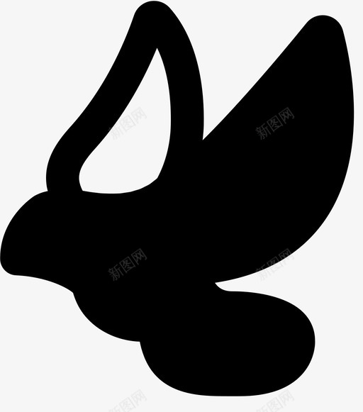 鸽子教堂宗教图标svg_新图网 https://ixintu.com 宗教 教堂 祈祷 粉碎宗教md固体 鸽子