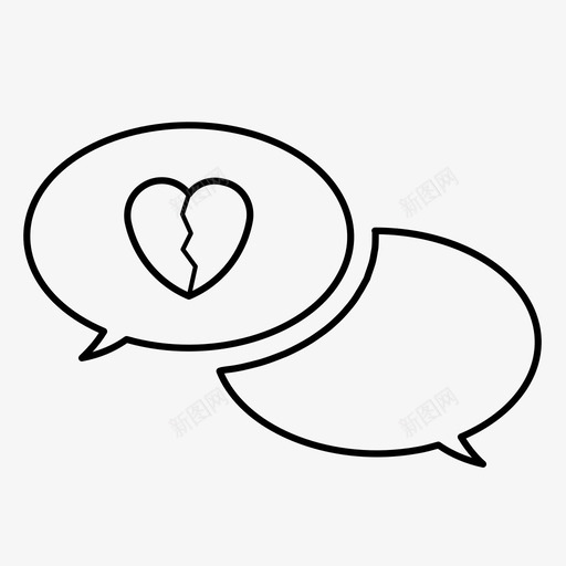 分手心碎感情倾诉图标svg_新图网 https://ixintu.com 分手 心碎 情人节 感情倾诉 爱情倾诉