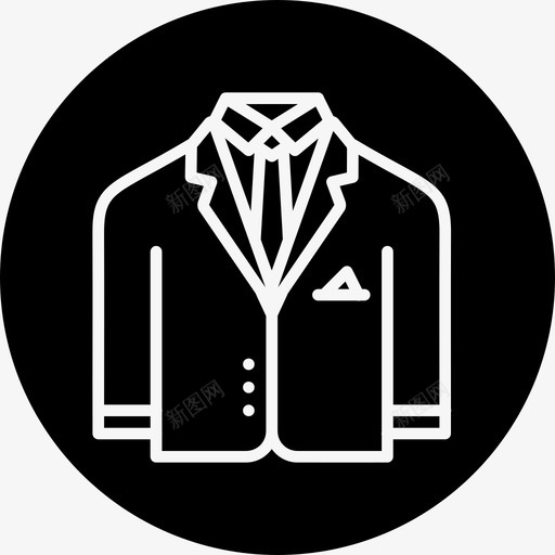 小西装连衣裙绅士装图标svg_新图网 https://ixintu.com 2017年情人节 小西装 情人节 绅士装 西装 连衣裙