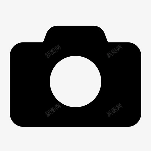 照相机摄影照片图标svg_新图网 https://ixintu.com 摄影 照片 照相机
