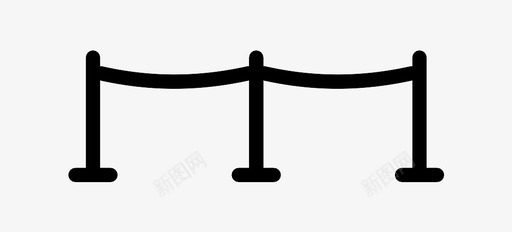 天鹅绒绳护栏入口图标svg_新图网 https://ixintu.com 入口 天鹅绒绳 婚礼 护栏 接待处 红地毯 贵宾