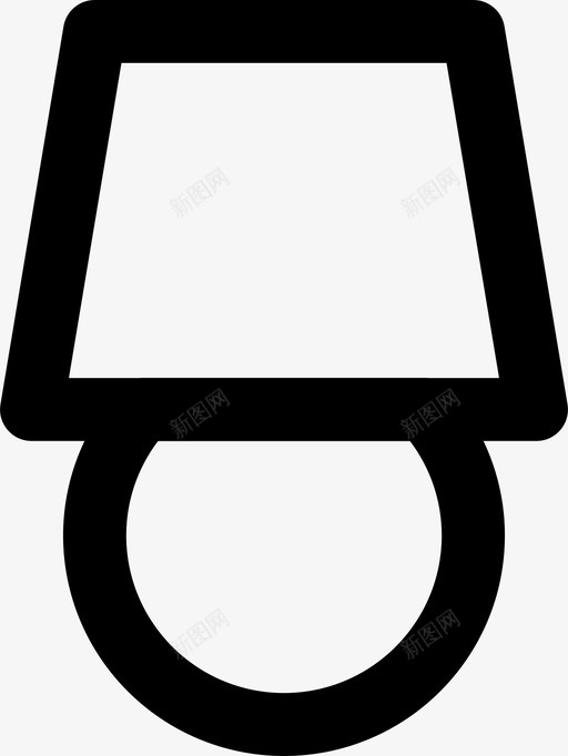 灯具物品家具图标svg_新图网 https://ixintu.com 家具 家庭用品 灯具 物品