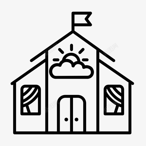幼儿园儿童教育图标svg_新图网 https://ixintu.com 儿童 幼儿园 教育