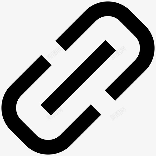 链接链超链接图标svg_新图网 https://ixintu.com weburl web链接 超链接 链 链接