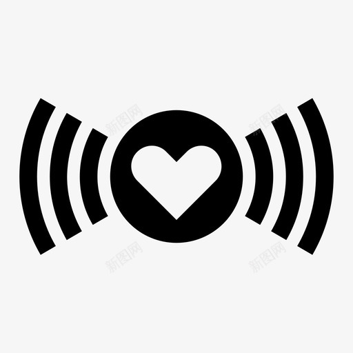 无线爱心热点图标svg_新图网 https://ixintu.com wifi wifi无线新概念 心 无线爱 灵魂 热点