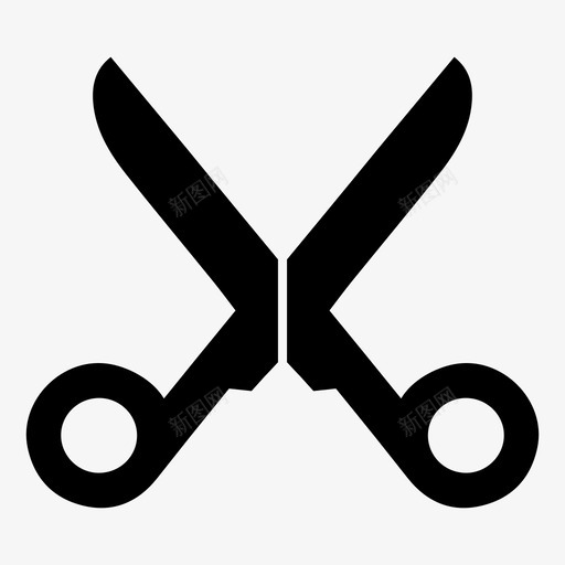 剪刀剪点图标svg_新图网 https://ixintu.com 剪 剪刀 点 省 边