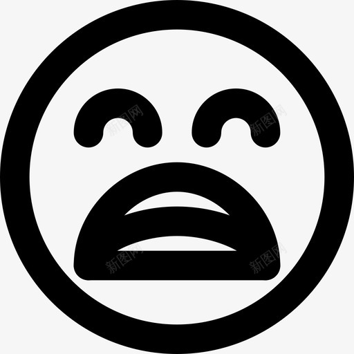 害怕表情紧张图标svg_新图网 https://ixintu.com 害怕 漂亮图标表情md大纲 紧张 表情