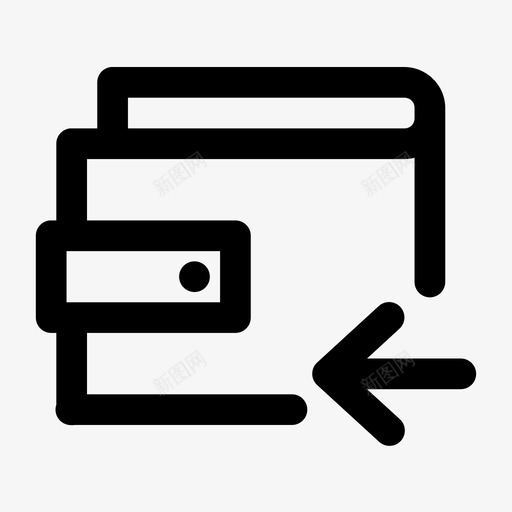 导入钱包账单货币图标svg_新图网 https://ixintu.com 上一个 导入钱包 账单 货币 钱包粗体