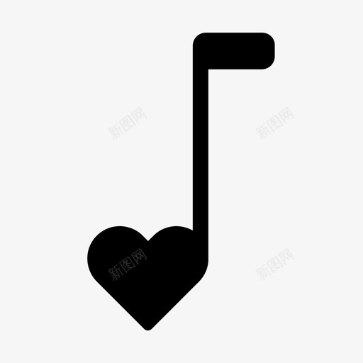 音乐爱音乐爱好者音符图标svg_新图网 https://ixintu.com 歌曲 音乐爱 音乐爱好者 音符