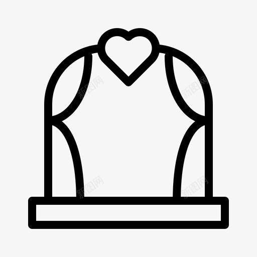 结婚拱门爱情婚姻图标svg_新图网 https://ixintu.com 婚姻 爱情 结婚拱门