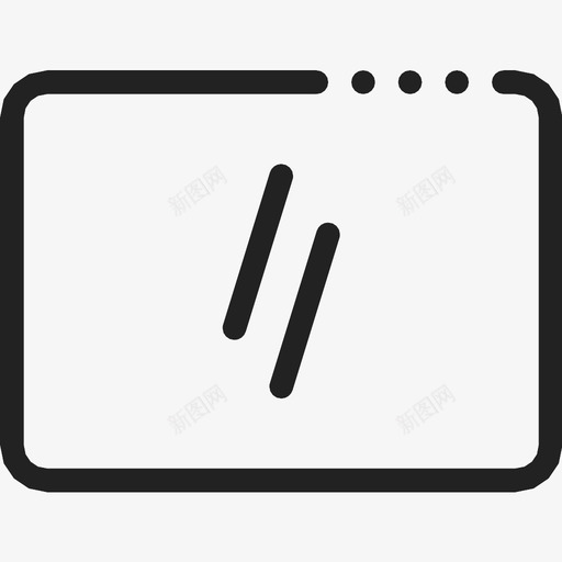 窗口浏览器桌面图标svg_新图网 https://ixintu.com 屏幕 桌面 浏览器 窗口